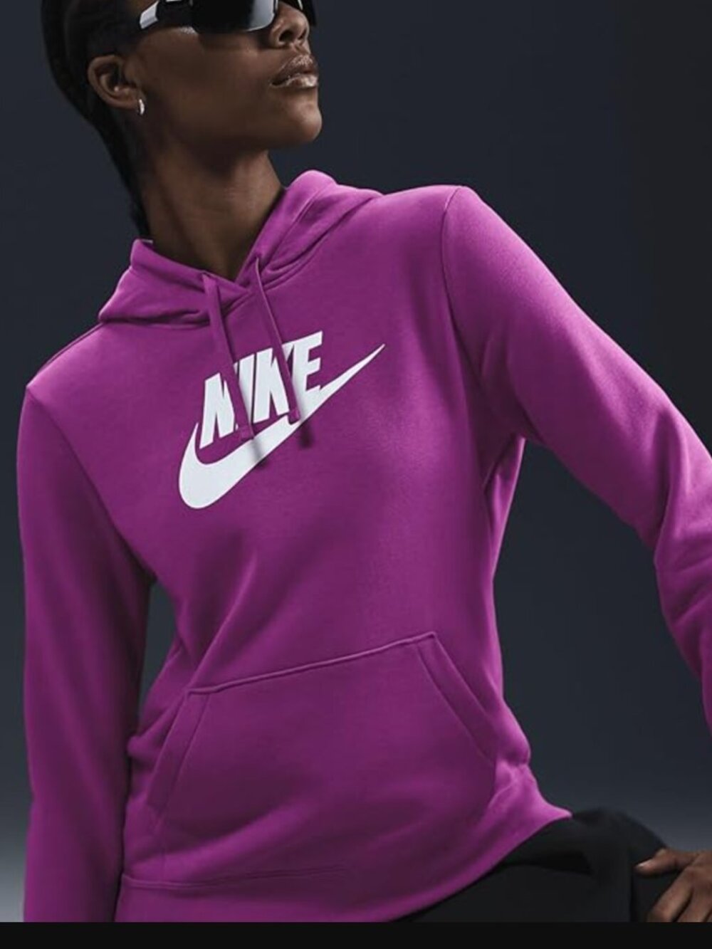 Nike Women's Sportswear Club Fleece Logo Pullover Hoodie